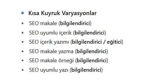 SEO Uyumlu Makale Nasıl Yazılır? 1 SEO Uyumlu Makalede Anahtar Kelime Seçimi
